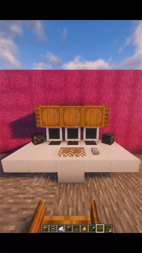gaming pc in minecraft 😎 #minecraft #minecraftideas #minecraftbuilding #youtubeshorts #pcgaming