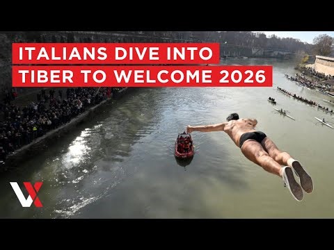LIVE | Italians Welcome 2026 With Traditional New Year Dive Into Rome’s Tiber River | VERTEX