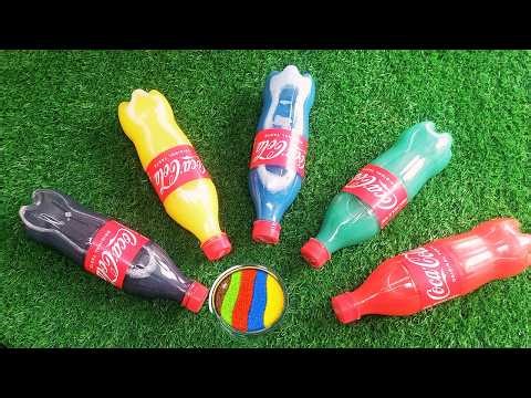 Giant Foam Explosion Experiment with Coke Bottles Viral DIY