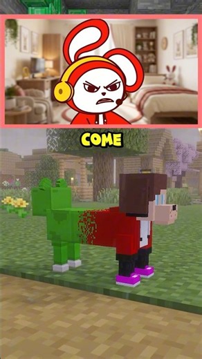 JJ and Mikey CATDOG Need a HOME… 😢 #minecraft