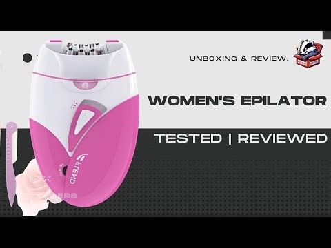 Women's Epilator with LED Light – Cordless Facial & Body Hair Removal