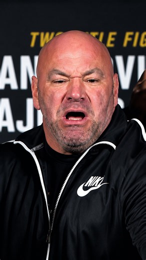 Dana got jump scared 🤣 #ufc