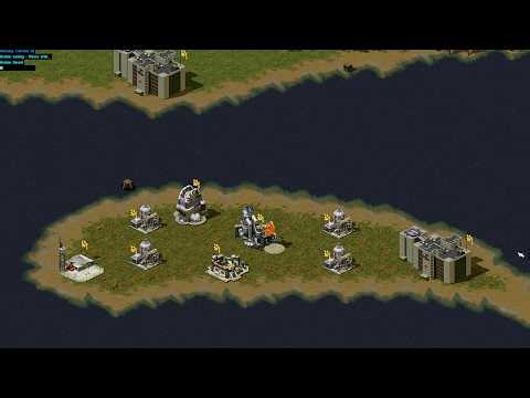 Red Alert 2 | Yuri's Revenge | 7 vs 1- Share Sea map - Extreme beta ai