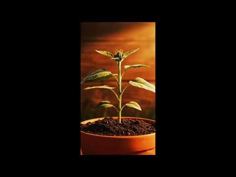 Sunflower Growth Time-Lapse 🌻 | Seed to Bloom in 8 Seconds | Nature Beauty