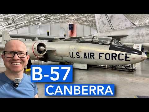 Martin B-57 Canberra guided tour! Designed by the British, perfected by the Americans?
