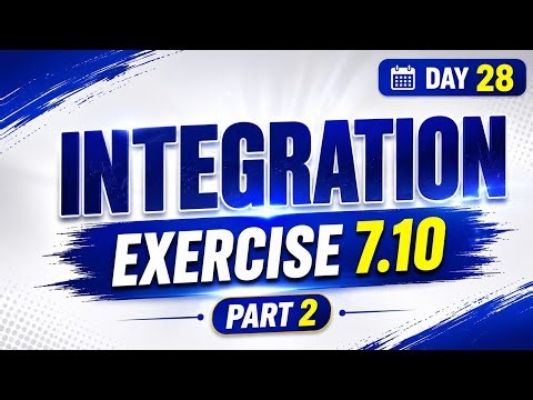 Class 12 Maths Chapter 7 | Ex 7.10 ncert Complete Solution | Day 28