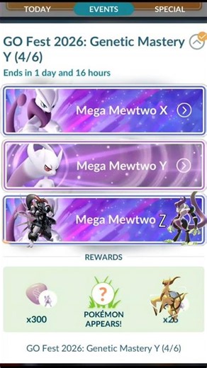 Grab😲Free✨️Mega Mewtwo X & Y Reserch in Pokemon Go