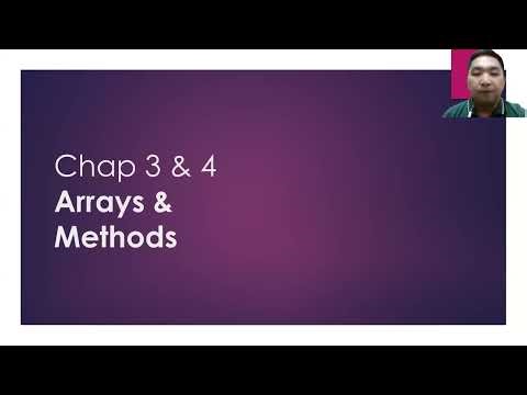 Arrays and User-Defined Methods in Java