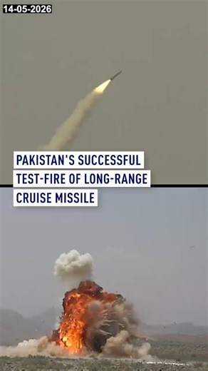 Pakistan's successful test-fire of long-range cruise missile