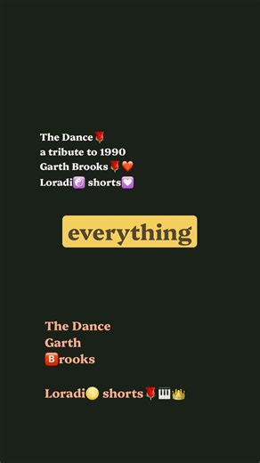 The Dance Garth Brooks 1990 Tribute Loradi☯️#garthbrooks #1990 #countryvocals #shortsremix