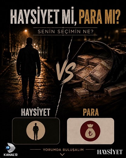 #Haysiyet mi önce gelir, para mı? ⚖️ Yeni dizimiz eylülde #KanalD’de! 💙 #Shorts