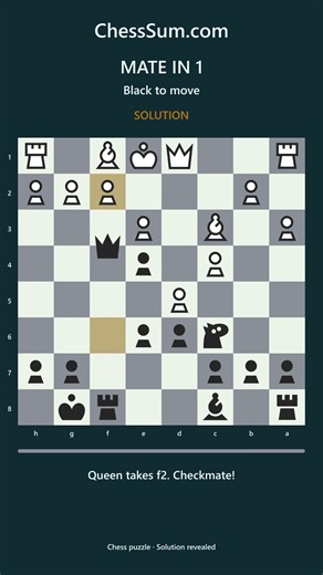 What move seals the king’s last path with the queen?