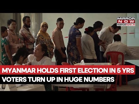 Myanmar Holds First Elections In 5 Years After Aung San Suu Kyi's Ouster, Huge Voter Turnout Seen