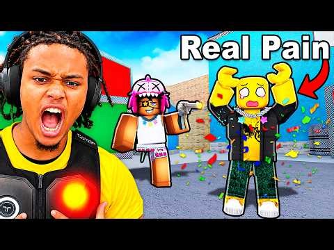 Trolling YOUTUBER With REAL LIFE PAIN in MM2!