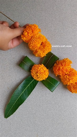 How To Make Mango Leaves Toran #shorts #shortsfeed #toran