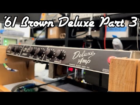 1961 Fender Brown Deluxe Part 3: Cleanup, Caps, & Mods Begin