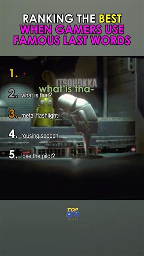 Ranking TOP 5 When Gamers Use Famous Last Words 😂