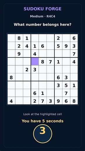 Can You Solve This Medium Sudoku Cell? | SDK021456
