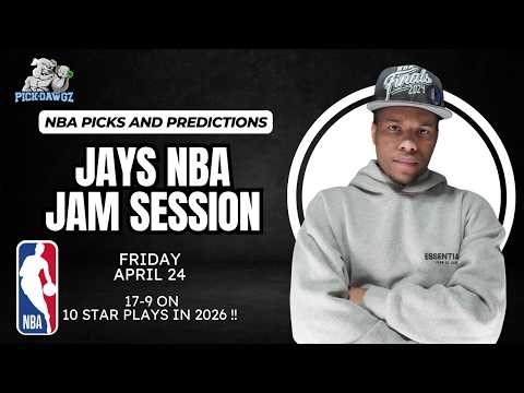 Friday NBA Picks 4/24/26 | Jay's NBA Jam Session Playoff Edition !!!!
