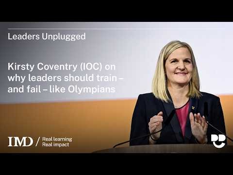 Kirsty Coventry (IOC) on why leaders should train - and fail - like Olympians
