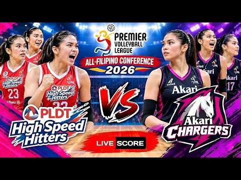 PLDT vs AKARI | PVL All-Filipino Conference 2026 | LIVE Score Update