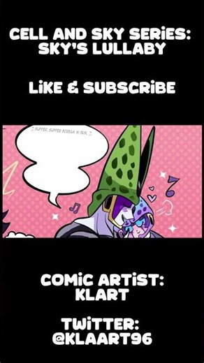 Cell And Sky Series: Sky's Lullaby | DBZ COMIC DUB #shorts horts