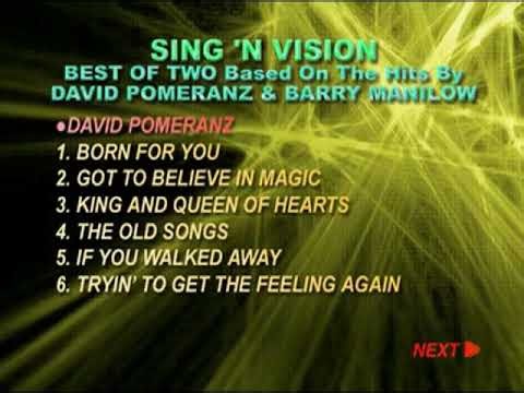 Sing N' Vision Best Of 2: The Hits Of David Pomeranz & Barry Manilow Songlist **Re-posted**