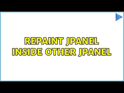 Repaint JPanel inside other JPanel