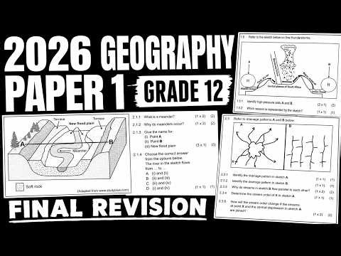 GEOGRAPHY PAPER 1 GRADE 12 MAY JUNE EXAM FINAL REVISION THUNDEREDUC GRADE 12 GEOGRAPHY P.1 FINAL