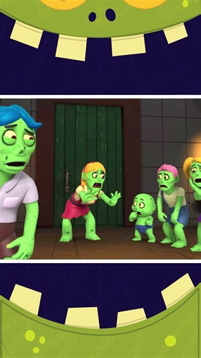 Zombies Got The Tooth Ache! - Zombie Dentist Song #shorts #halloween #zombie #allbabieschannel