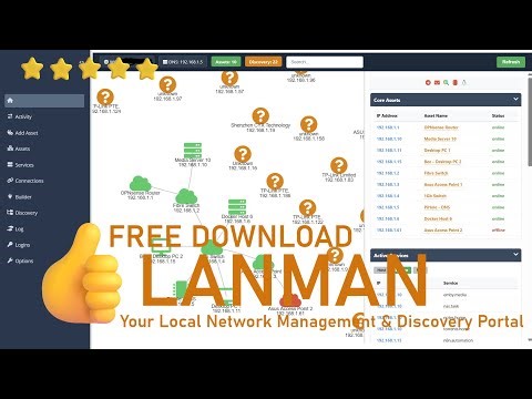 Free Network Management Discovery Tool: Lanman - Scriptcase,Python - ScriptcaseByJamie