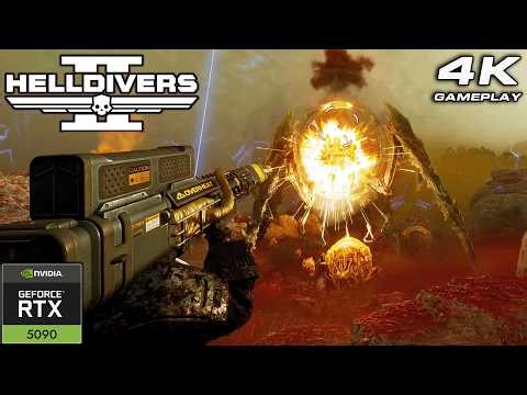 Helldivers 2: 4K Gameplay No Commentary ULTRA Settings | RTX 5090 P1147