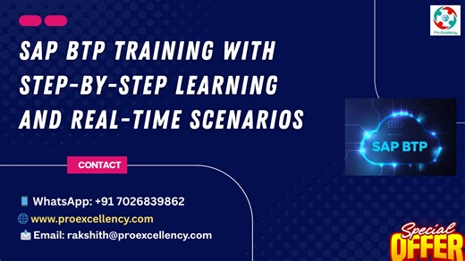 SAP BTP Training with Step-by-Step Learning and Real-Time Scenarios