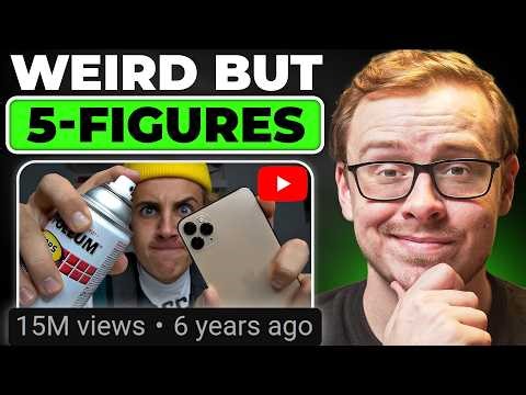 7 Weird BUT Profitable YouTube Channels Nobody Talks About