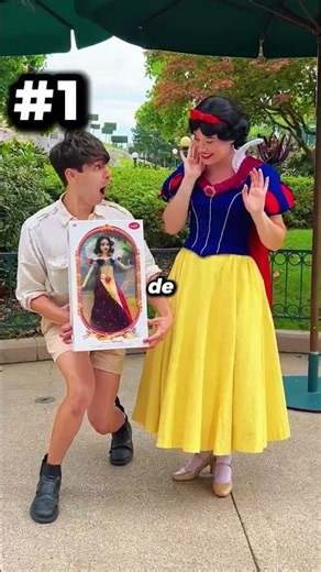 2 coisas que a princesa pode fazer na Disneyland.