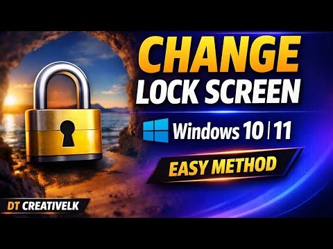How to Change Lock Screen Wallpaper & Picture on Windows 10/11 | Easy Tutorial 2026