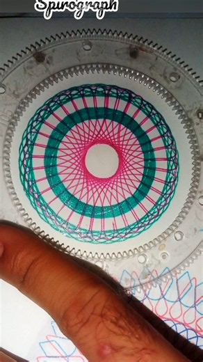 the Sandy reset soothing spirograph satisfying art' pattern geometry 🎨 design video #satisfying #art