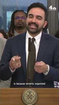 WATCH: Tense moments at Mayor Mamdani presser PART 1 | NBC New York #mamdani #nyc #thebronx