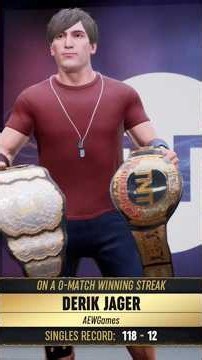 This is my AEW Wrestling Game D. Jager 14-0 2026WC 118-12 VS Jeff Hardy 0-0 2026 WC 1-15 | AEW