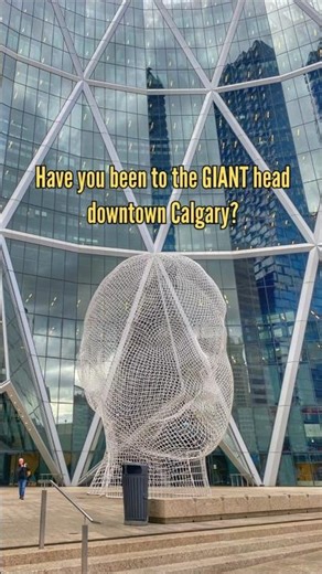 Have you been to the GIANT head in Calgary?? #shorts #calgary