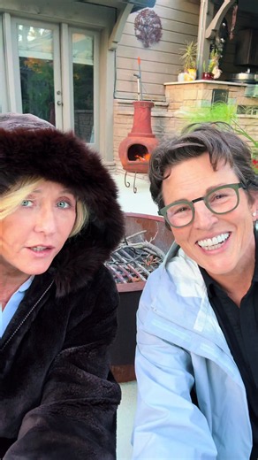 Shannon and her beaver coat. 🙄 #laterinlifelesbian #fyp #wlwtiktok #lgbt #lesbiansoftiktok @Here For All Of It @Chef Shannon Smith