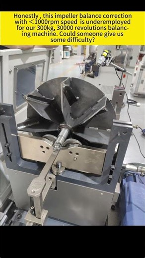Dynamic balance measurement and correction of impeller - Zero Dynamic.