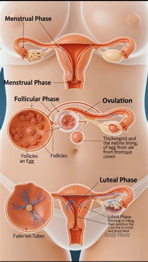 Menstrual Cycle Explained | Female Reproductive System 3D Animation