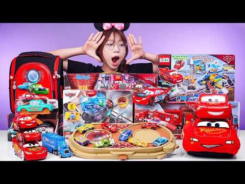 Disney Pixar Cars Unboxing Review | Lightning McQueen, Cruz Ramirez,chick Hicks, Crash Derby Playset