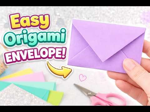 Easy Origami Envelope | Simple Paper Envelope Tutorial