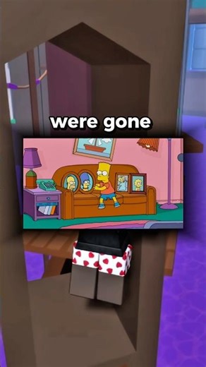 The SADDEST Simpsons intro... #shorts #roblox #cartoon