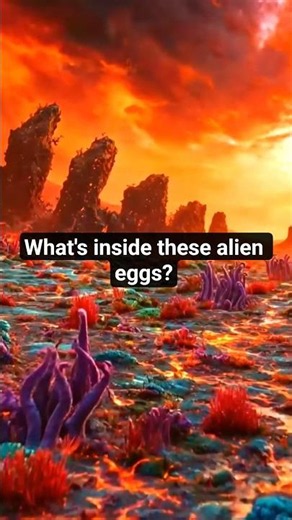Hatching alien egg, to see what's inside #shorts