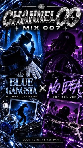 Michael Jackson × Don Toliver — Blue Gangsta to No Idea | MIX 007 #Shorts