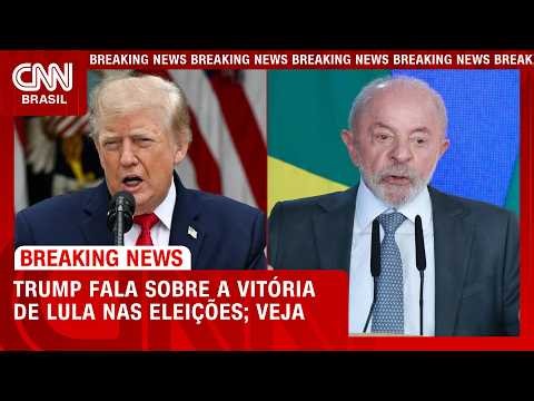 Trump diz que eleição no Brasil parece “fraudulenta”, mas que gosta de Lula | CNN 360°
