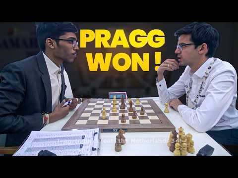 Praggnanandhaa beats Anish Giri to score his first win at Chess Olympiad 2026!